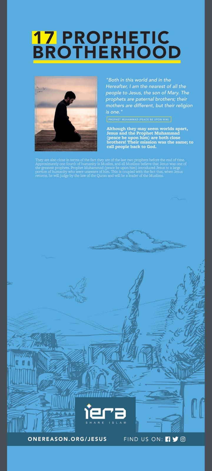Jesus in Islam panel 17 - Prophetic Brotherhood
