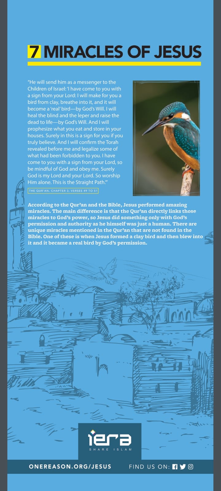 Jesus in Islam panel 7 - Miracles Of Jesus